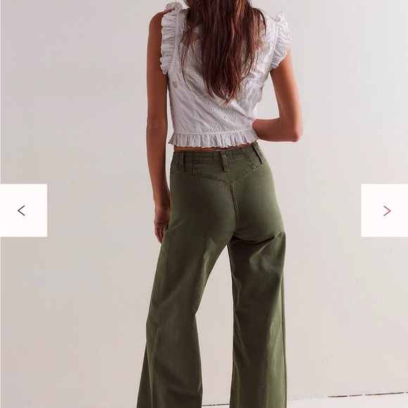 We The Free Olive Wide-Leg Jeans - Picture 7 of 8
